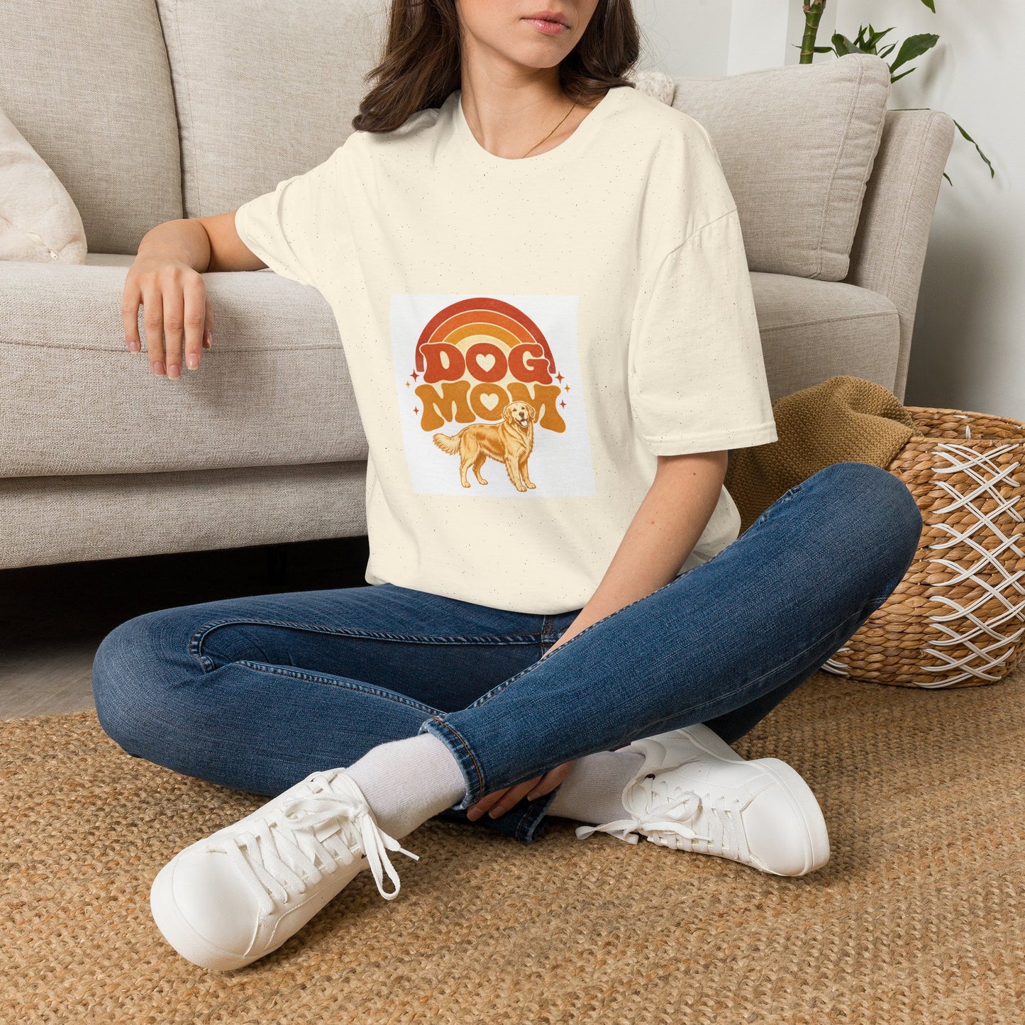 Dog Mom Shirt - Retro Golden Retriever Tee | Gift for Dog Mom