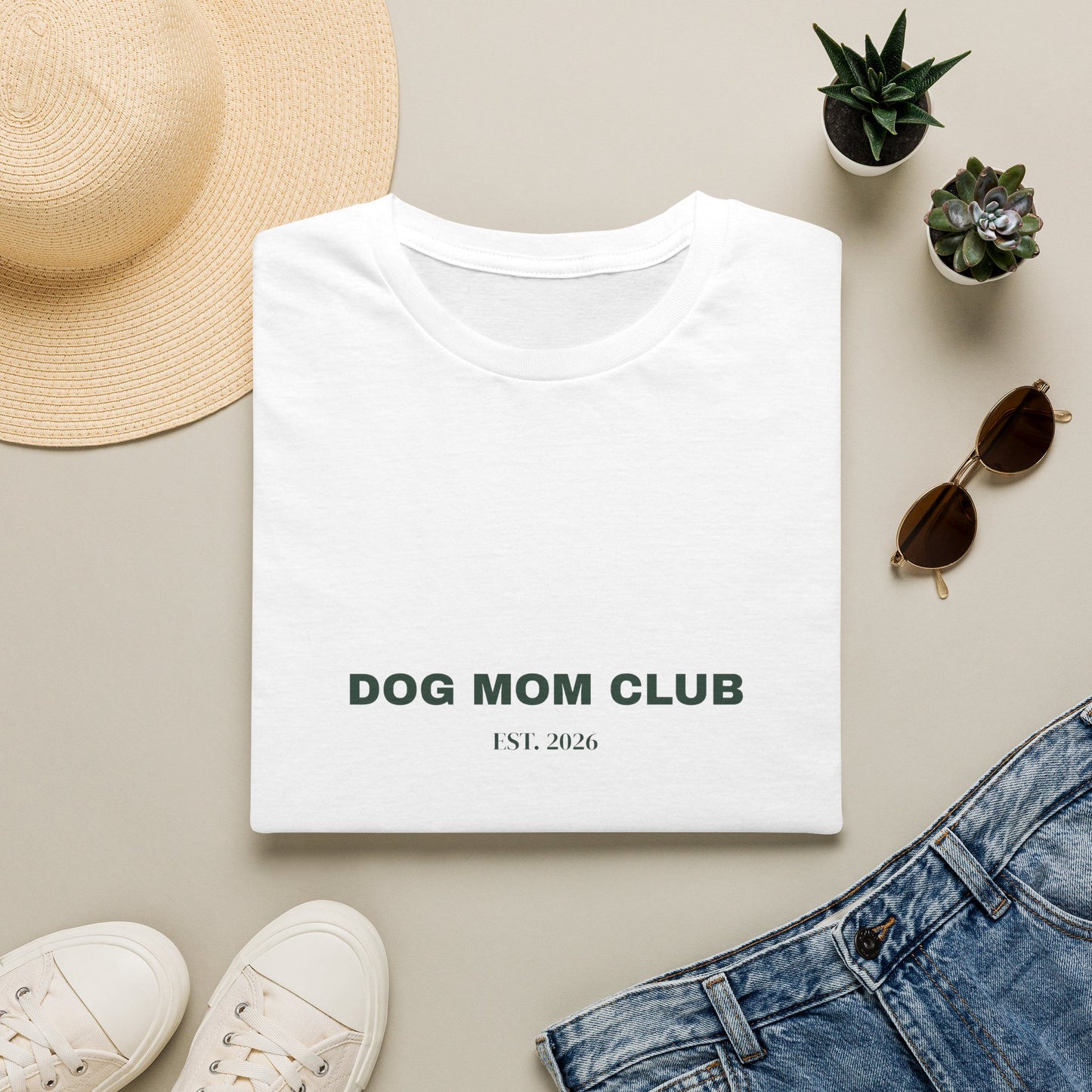 Dog Mom Club Shirt - Est. 2026 Minimal Tee