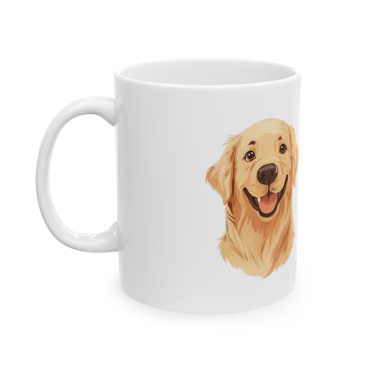 Golden Retriever Mom Mug - Illustrated Ceramic Mug