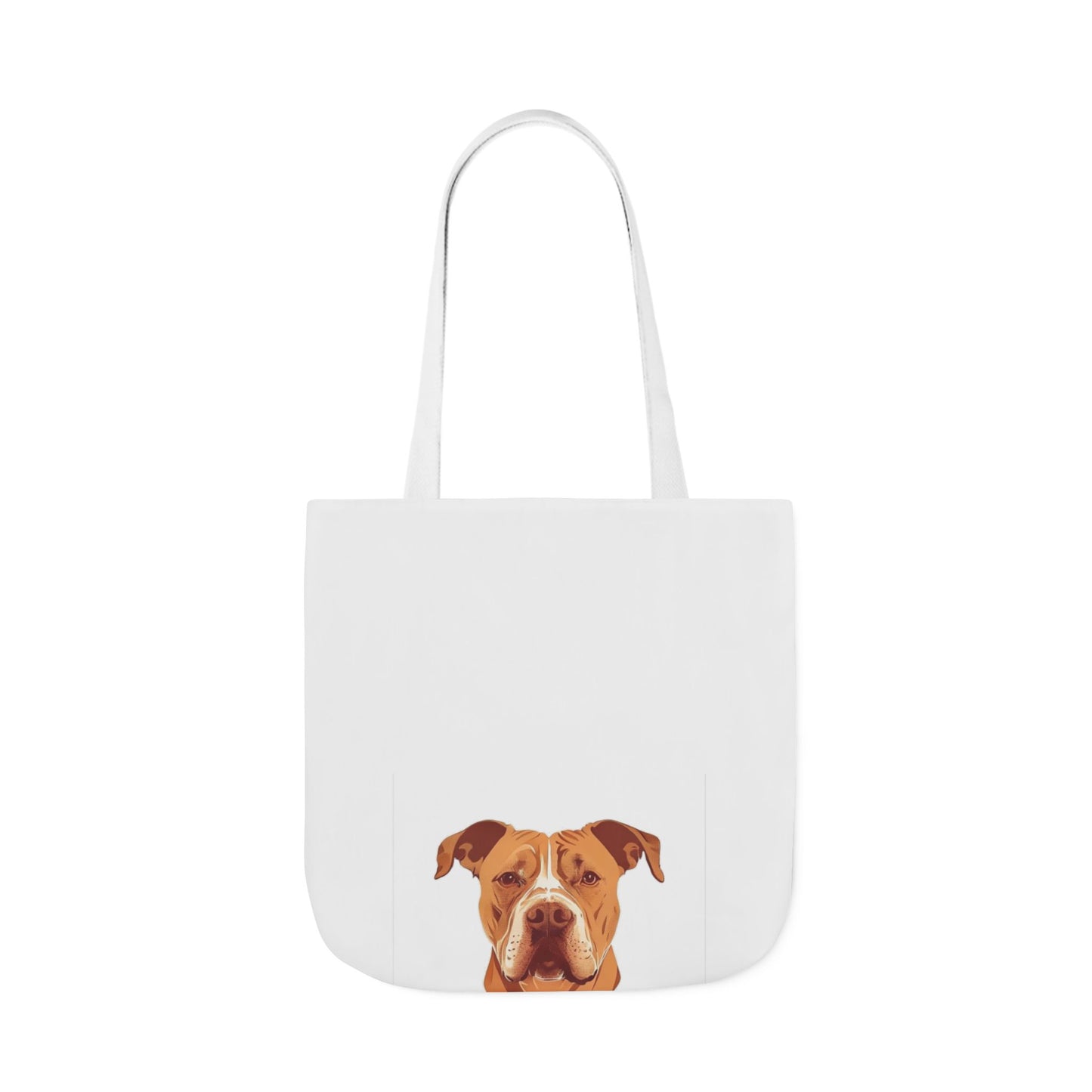 Pittie Mama Tote Bag - Illustrated Canvas Tote