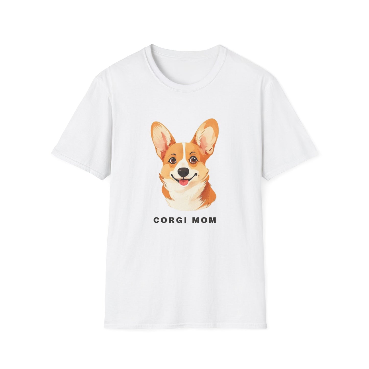 Corgi Mom Shirt - Illustrated Portrait Tee