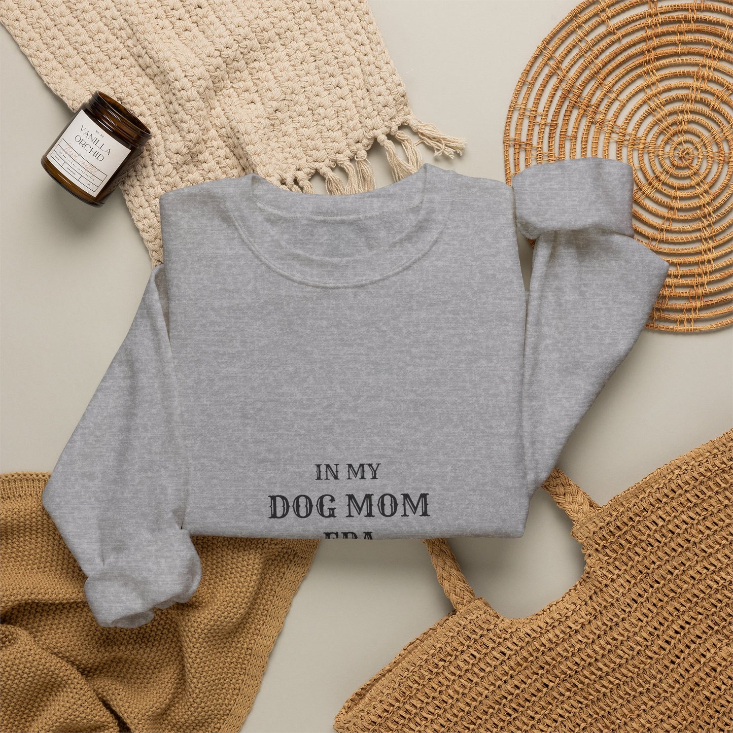 In My Dog Mom Era Sweatshirt - Western Crewneck