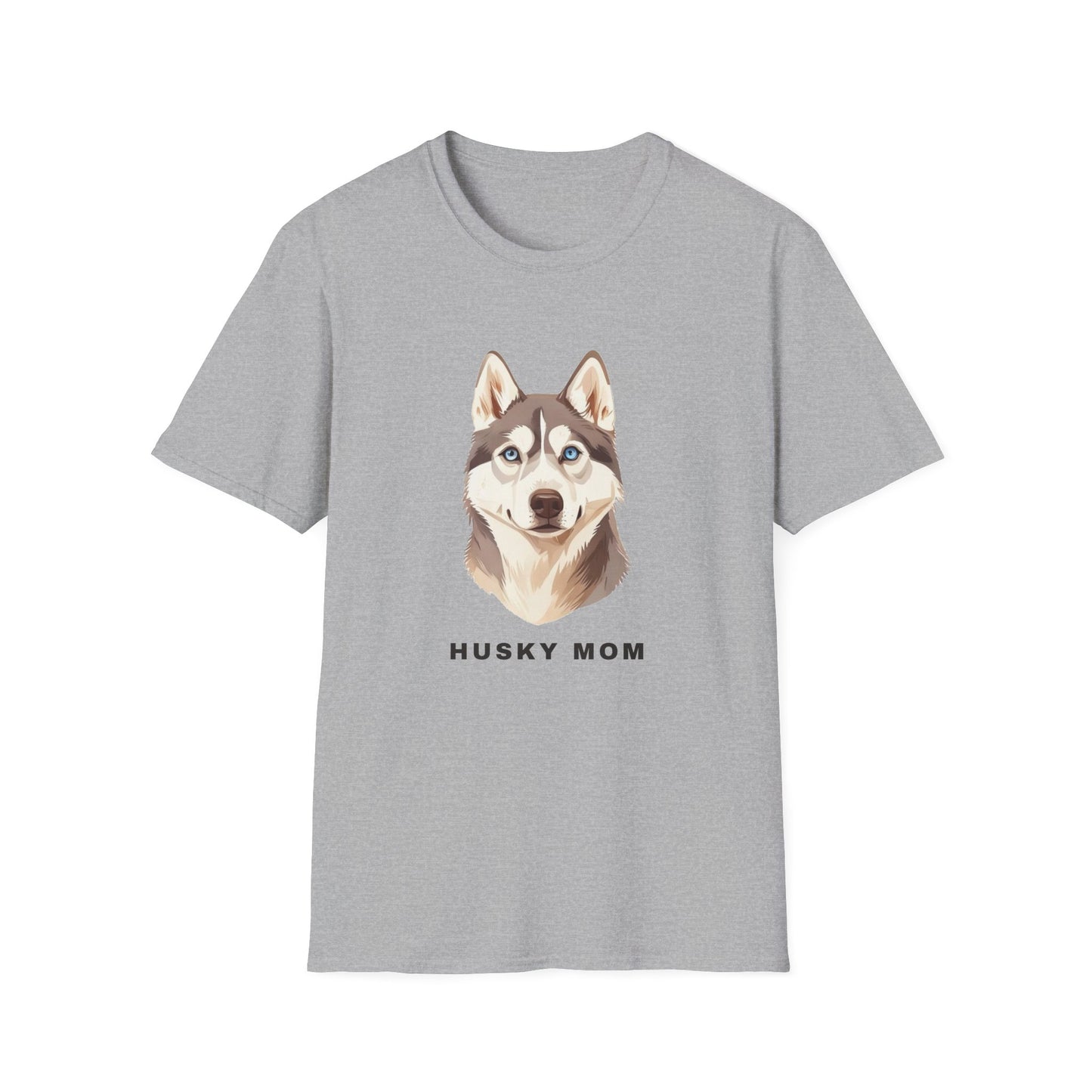 Husky Mom Shirt - Illustrated Portrait Tee