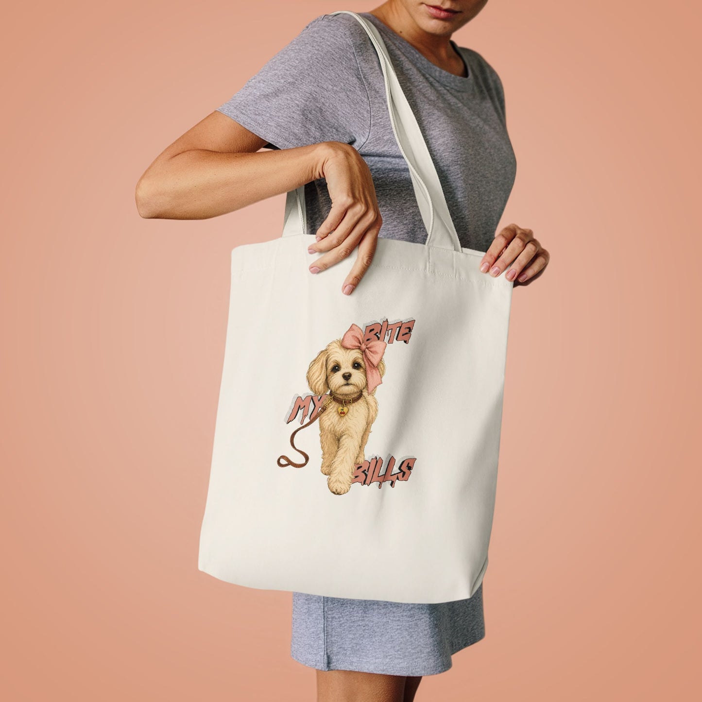 Bite My Bills — Canvas Tote