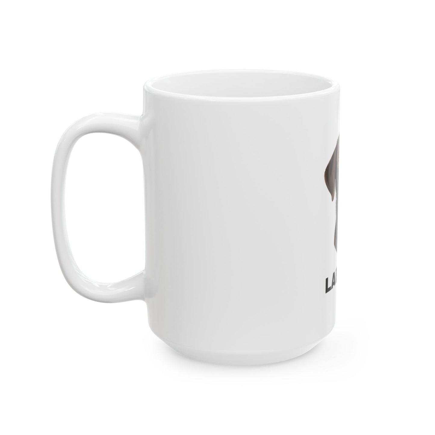Lab Mom Mug - Illustrated Ceramic Coffee Mug