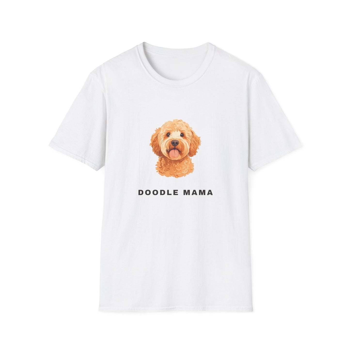 Doodle Mama Shirt - Goldendoodle Portrait Tee