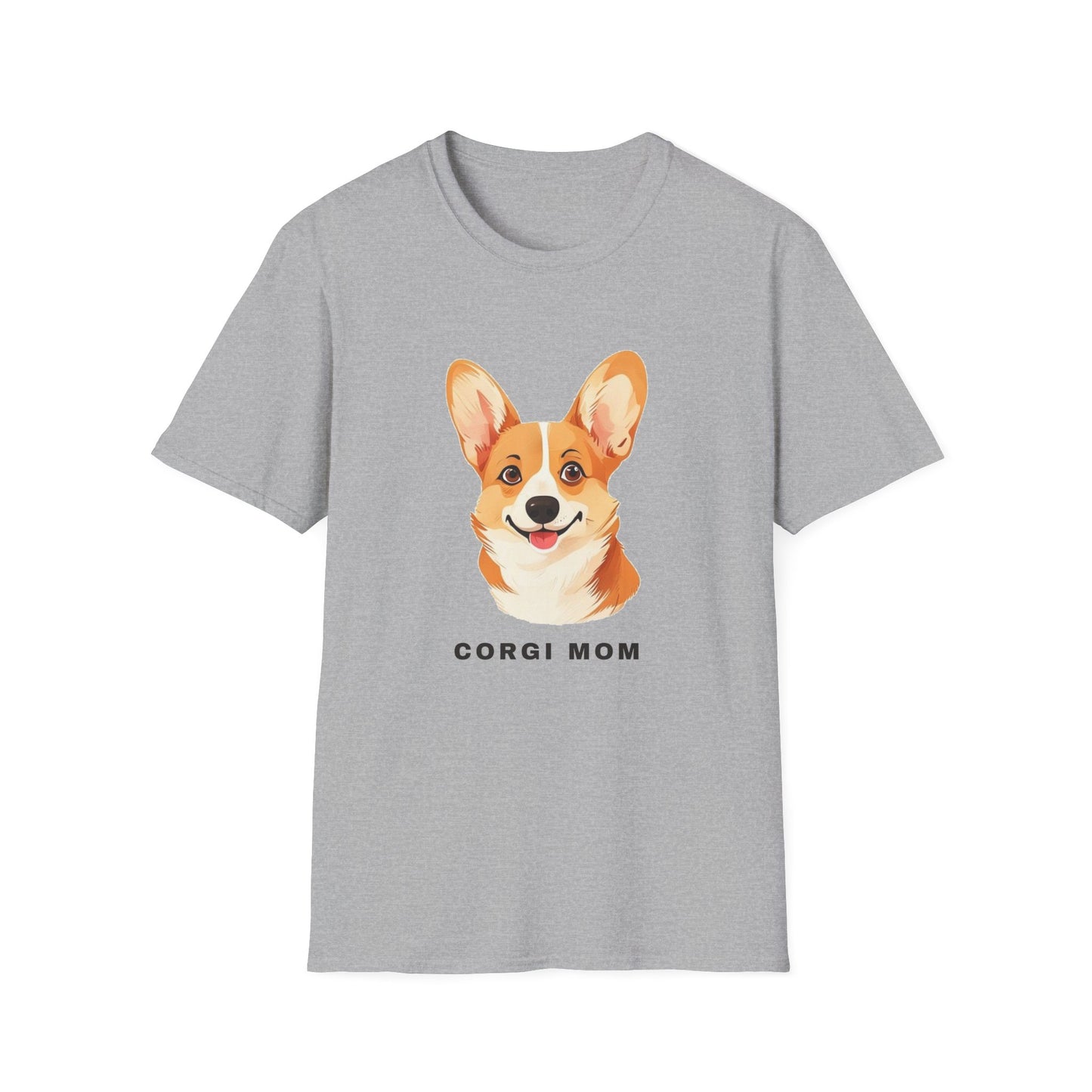 Corgi Mom Shirt - Illustrated Portrait Tee