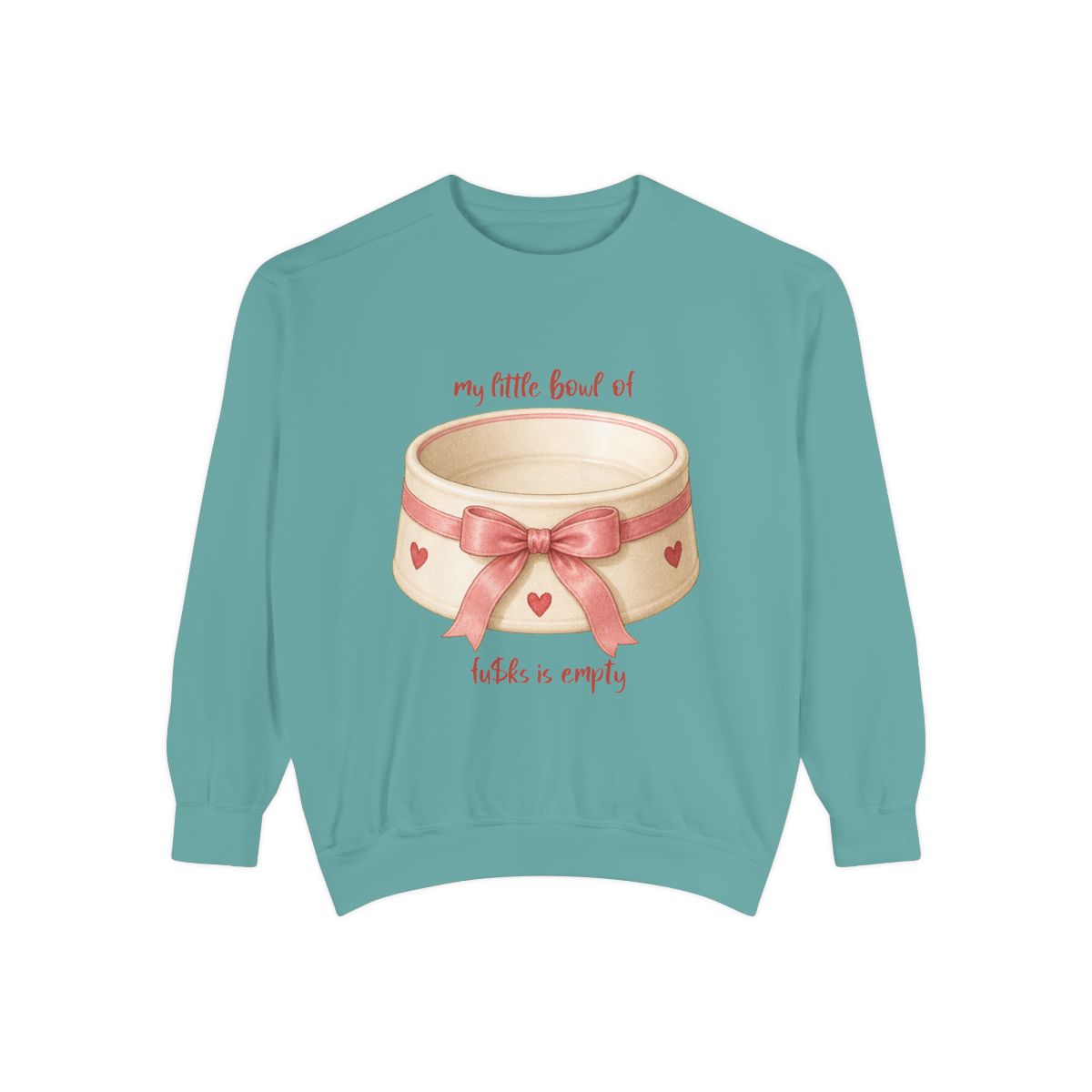 My Little Bowl Is Empty in Seafoam