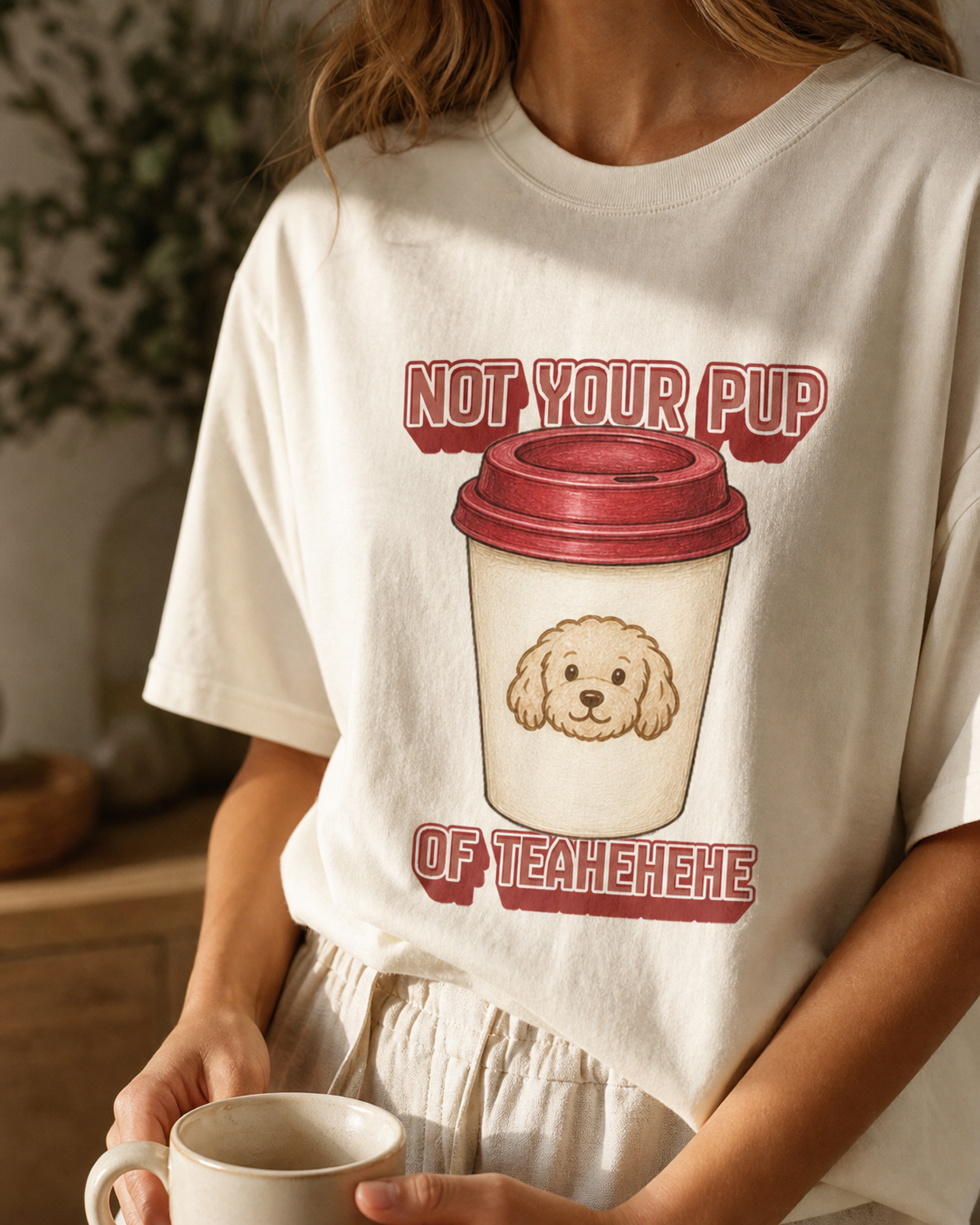 Not Your Pup Of Tea print detail